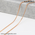 42976 Promotional Hot Sales Rose Gold Necklace Cheap Gold Plated Chains